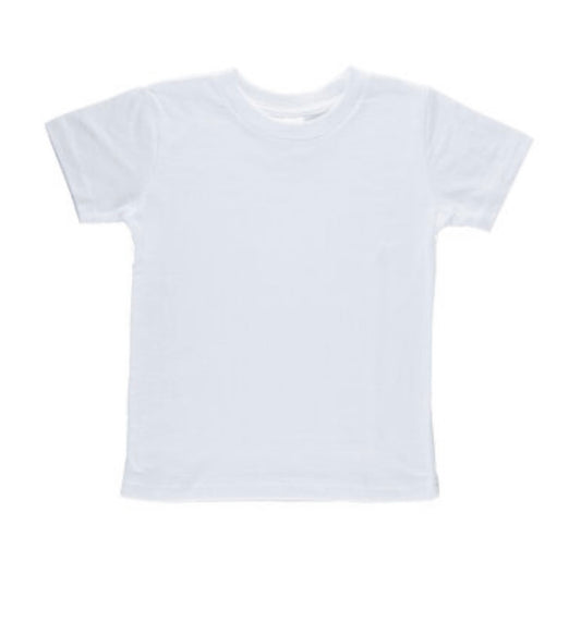 Customized Mens White/Black T-shirt